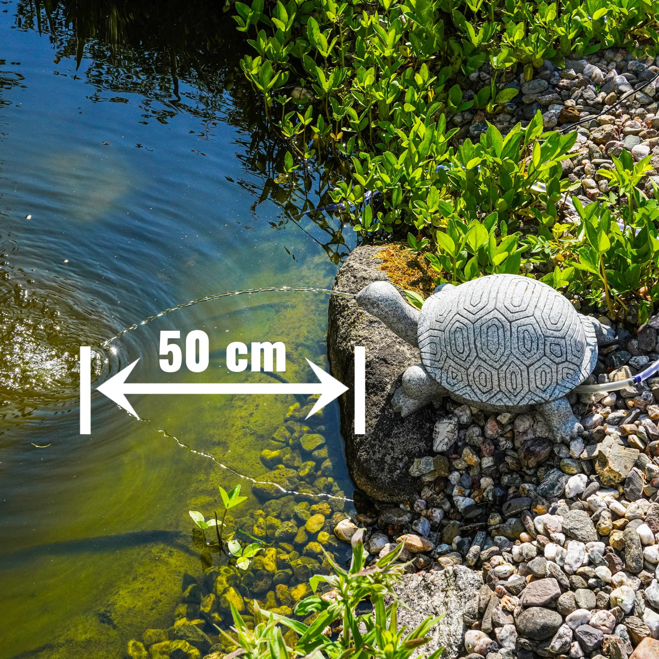 Wasserspeier-Figur Schildkröte