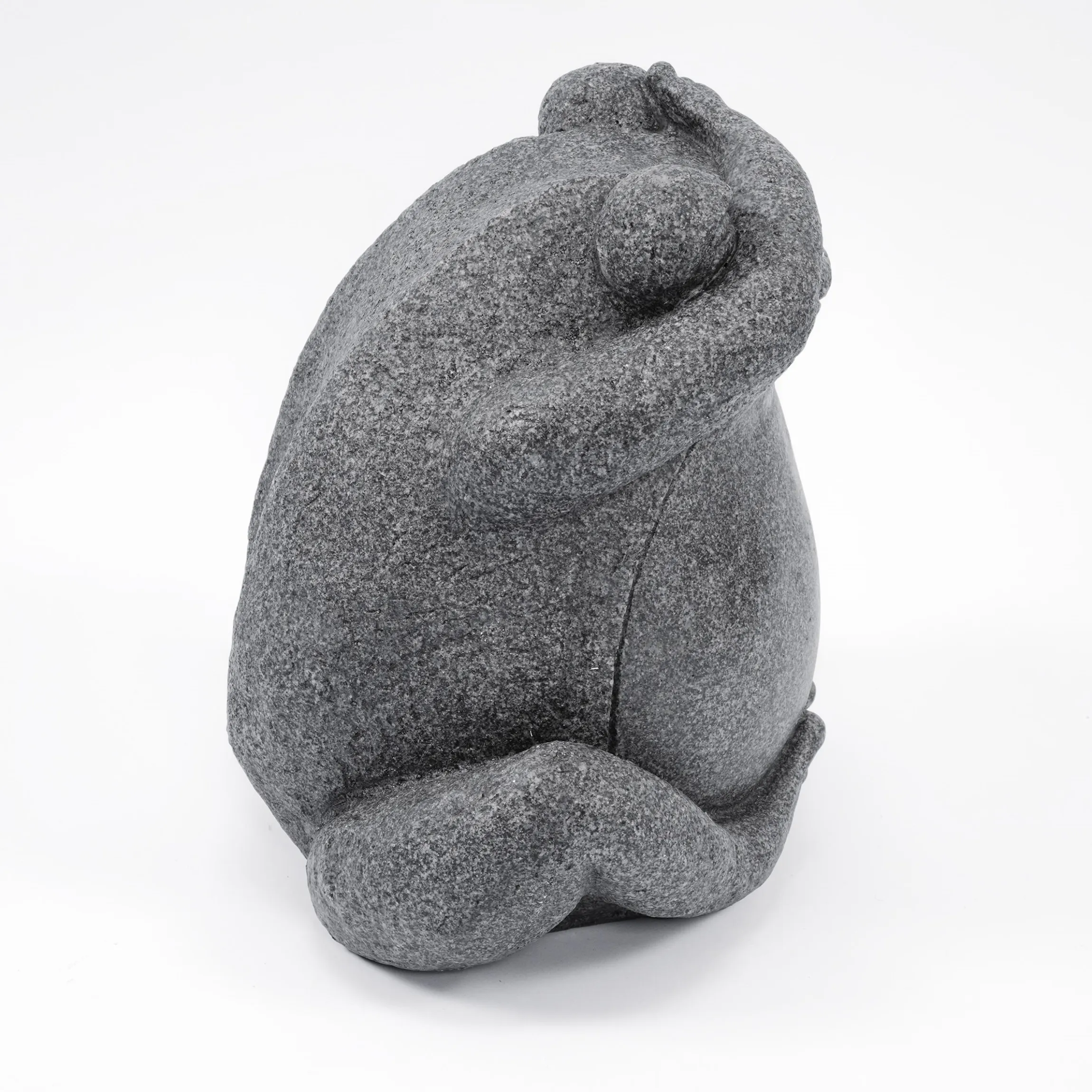 Wasserspeier-Figur sitzender Frosch